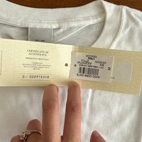 Vintage Armani Exchange T-shirt, Size XL - Picture 4 of 7